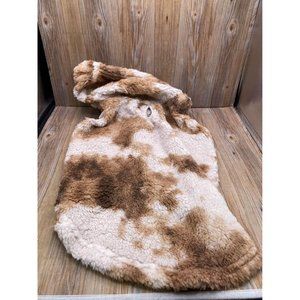 Grayson Pup Dye Sherpa Dog Hoodie - White - L
